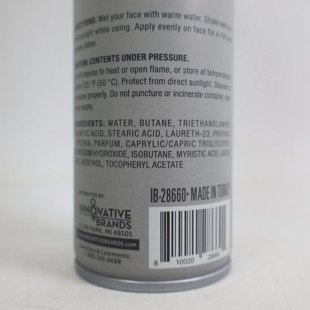 3 PACK Men's Collection Solar Rush Sensitive Shaving Cream-White Rain 7oz Each